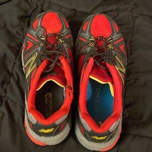 Boys red new balance shoes 4 1/2